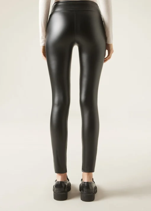 Legginsy z Efektem Skóry