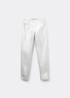 Legginsy z efektem skóry dziewczęce