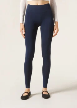 Mocno kryjące legginsy z mikrofibry