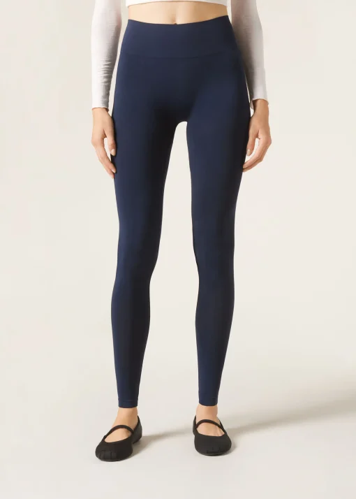 Mocno kryjące legginsy z mikrofibry