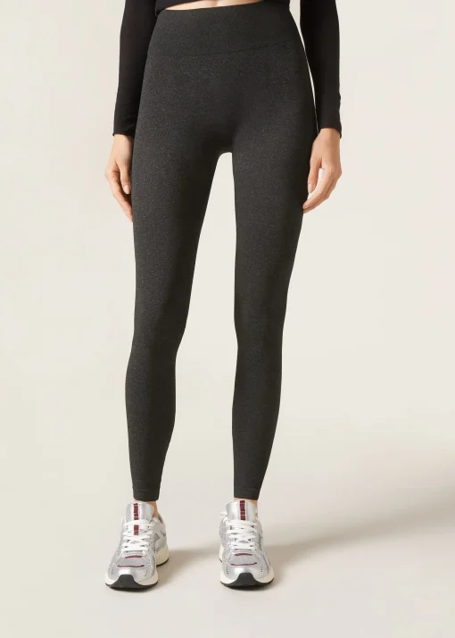 Mocno kryjące legginsy z mikrofibry