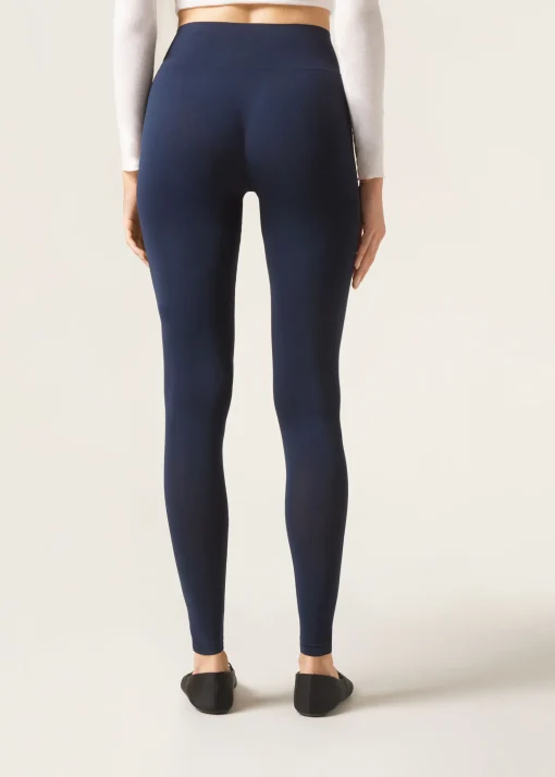 Mocno kryjące legginsy z mikrofibry