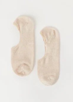Niewidoczne skarpety unisex z bawełny i lnu