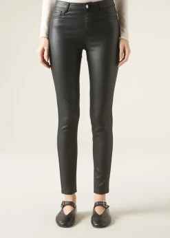 Obcisłe Legginsy z Imitacji Skóry