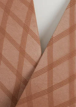 Podkolanówki z siateczki z motywem rombów Eco