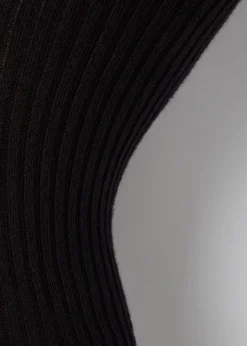 Prążkowane rajstopy bawełniane z kokardami dziewczęce