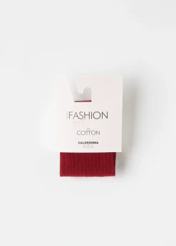 Prążkowane rajstopy bawełniane dziewczęce