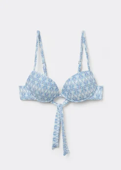 Push-up usztywniany góra od kostiumu Delicate Geometric