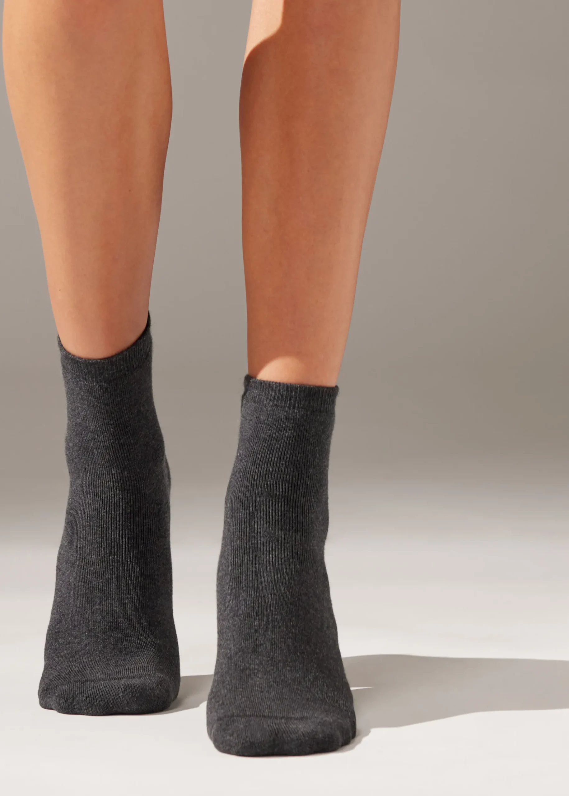 Skarpetki Krótkie z Bawełny Ocieplane