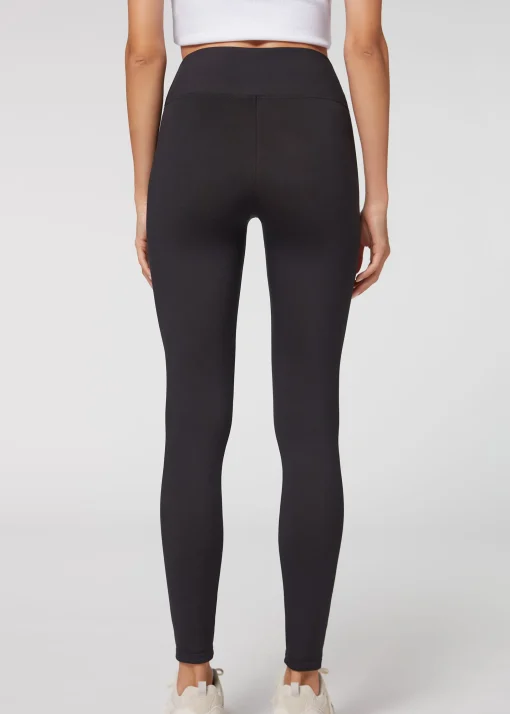 Sportowe legginsy ocieplane