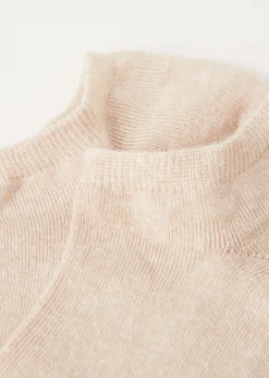 Stopki unisex z bawełny i lnu