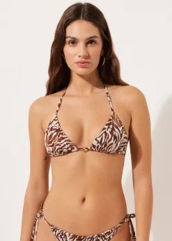 Trójkąt góra od kostiumu Brown Zebra