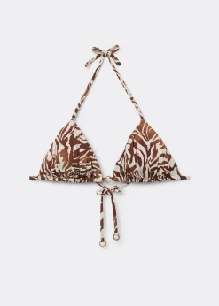 Trójkąt góra od kostiumu Brown Zebra