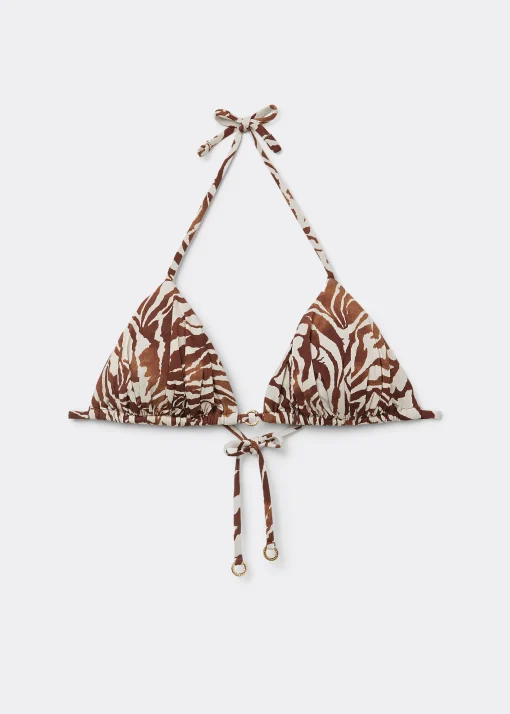Trójkąt góra od kostiumu Brown Zebra