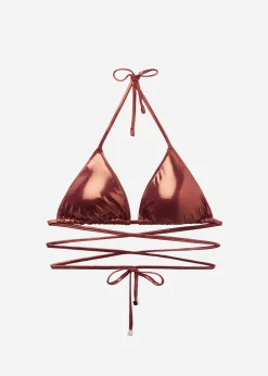 Trójkąt góra od kostiumu Metallic Skin